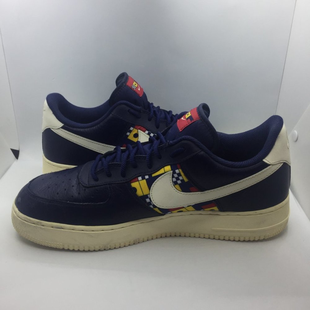 Nike Air Force 1 Low Nautical Redux Navy Sailing Men’s Shoes Size 12 AR5394-400 - Picture 3 of 14